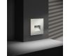 Розетка телевизионная встраиваемая Voltum S70 TV+RJ45 кат. 6, (сталь) VLS060705