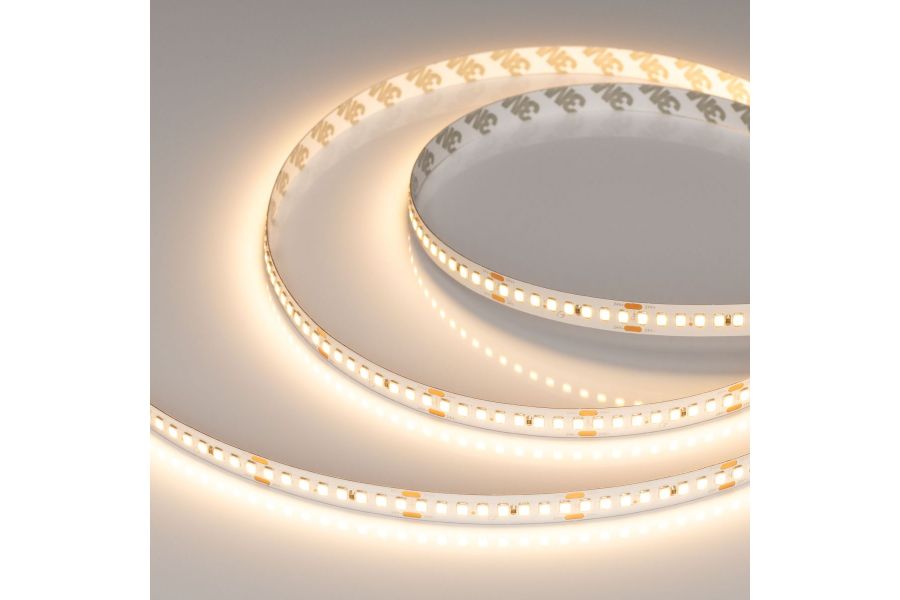 Светодиодная лента Arlight RT-A192-10mm 24V Warm2700 (17.6 W/m, IP20, 5m) (высок.эфф.150 лм/Вт) 038776(1)