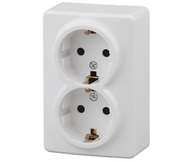 Розетка 2P+E Schuko Эра 11-2205-01 Б0020691