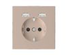 Розетка компьютерная USBx2 Schneider Electric Merten D-Life MTN2366-6051