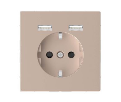 Розетка компьютерная USBx2 Schneider Electric Merten D-Life MTN2366-6051