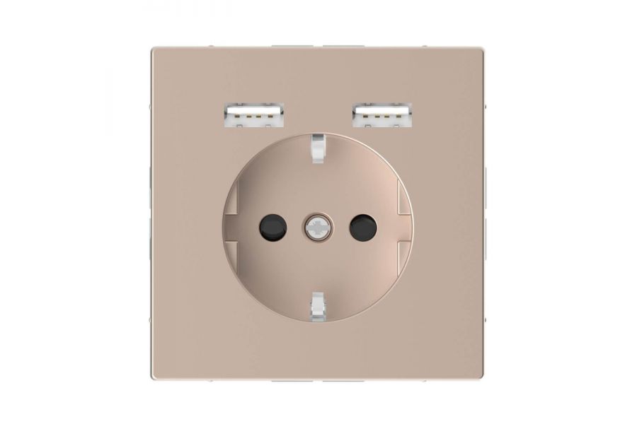 Розетка компьютерная USBx2 Schneider Electric Merten D-Life MTN2366-6051