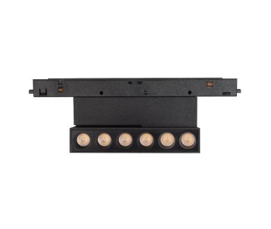 Трековый магнитный светильник Arlight MAG-ORIENT-DOTS-FOLD-S195-6W Warm3000 (BK, 30 deg, 48V, DALI) 041904