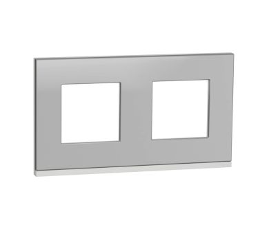 Рамка 2-постовая Schneider Electric Unica New NU600480
