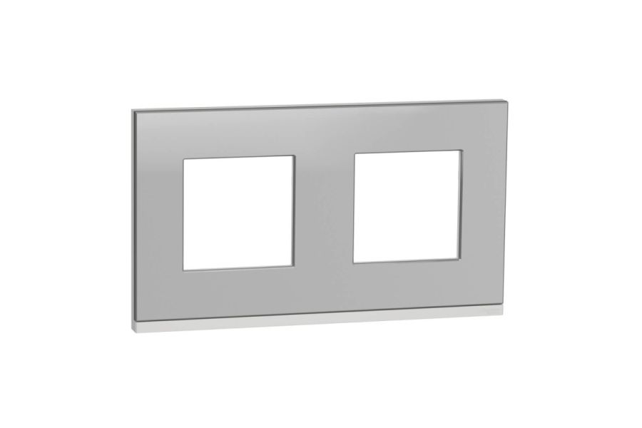 Рамка 2-постовая Schneider Electric Unica New NU600480