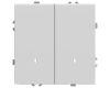 Выключатель двухклавишный c индикатором Stekker RSW10-5102-01 Эмили 49864