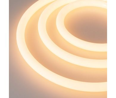 Светодиодная лента герметичная Arlight MOONLIGHT-TOP-A336-D18mm 24V Warm2300 360deg 14.4 W/m, IP65, 2835, 5m, wire x1 038761