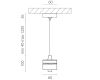 Подвес с верхней светящейся частью к 21443x-214440/21448x/21449x LED 5W 395Lm 4000K Lightstar 590057-4000