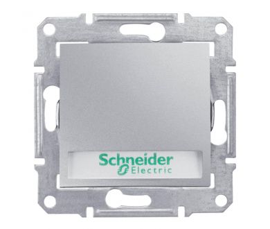 Выключатель кнопочный с подсветкой и полем для надписи Schneider Electric Sedna 10A 250V SDN1600360