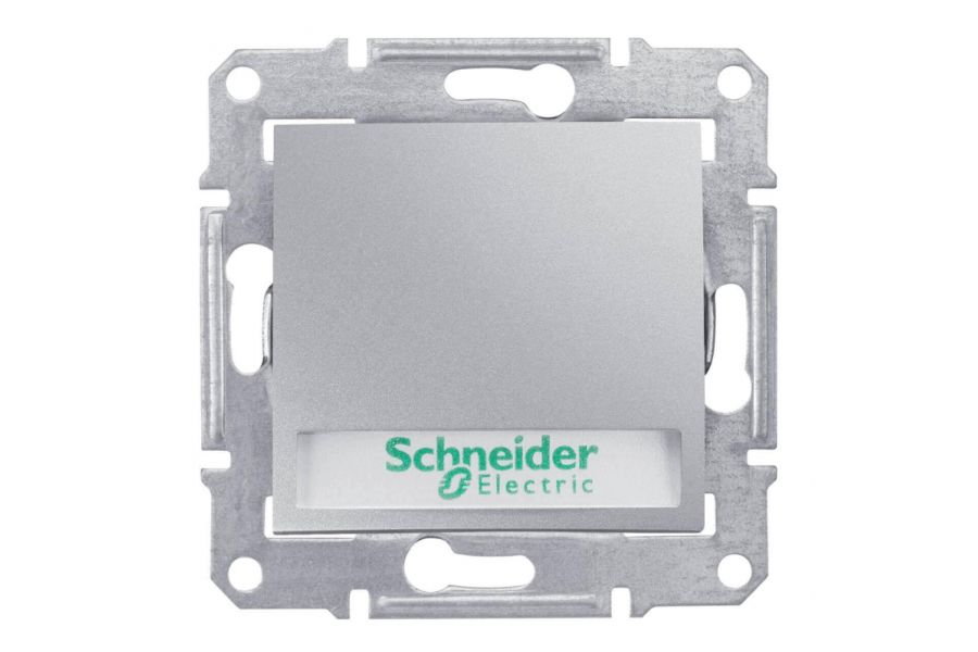Выключатель кнопочный с подсветкой и полем для надписи Schneider Electric Sedna 10A 250V SDN1600360