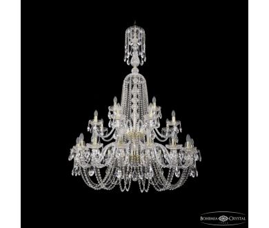 Подвесная люстра Bohemia Ivele Crystal 1402/16+8+4/400/XL-160/2d G