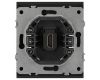 Розетка Эра Arktik 16-3114-05 HDMI антрацит Б0070508