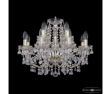 Подвесная люстра Bohemia Ivele Crystal 1410/8+4/195 G V0300 R801
