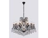 Подвесная люстра Crystal Lux Magnifico SP19 Black/Transparent