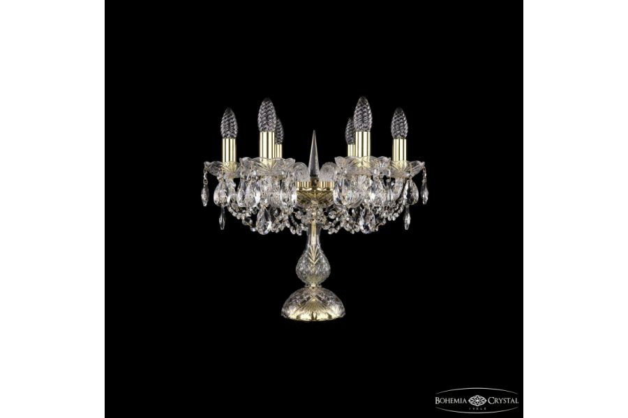 Настольная лампа Bohemia Ivele Crystal 1402L/6/141-39 G