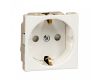 Розетка В45 СУ с ЗК для каб. кан. бел. RAL9010 Systeme Electric RN16-113-BE