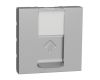 Лицевая панель RJ45 одиночная без коннектора Schneider Electric Unica Modular NU941130