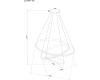 Подвесной светильник Arte Lamp Meridiana A2198SP-3GO