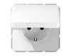 Розетка штепсельная Schuko Jung CD1520BFKLWW