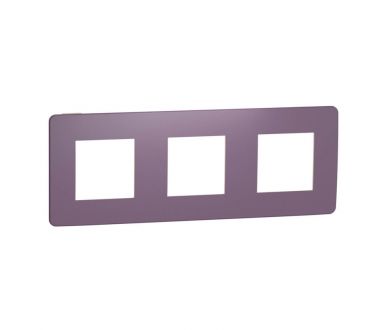 Рамка 3-постовая Schneider Electric Unica New NU280615