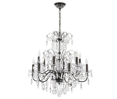 Подвесная люстра Crystal Lux ODELIS SP12 BROWN