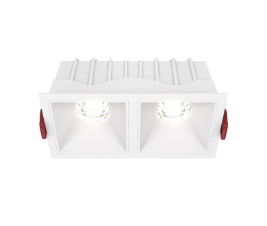 Встраиваемый светильник Maytoni Technical Alfa LED DL043-02-10W4K-SQ-W