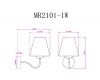 Бра Myfar Charlotte MR2101-1W