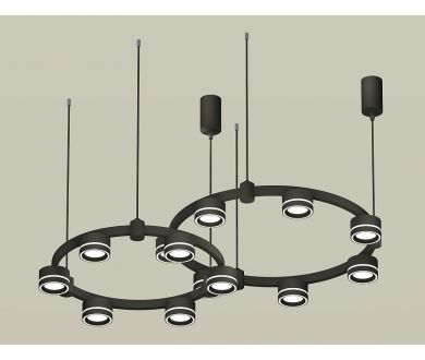 Комплект подвесного светильника Ambrella Light Techno Ring XR92091004 (A9209x2, C9238, C9232, N8434)