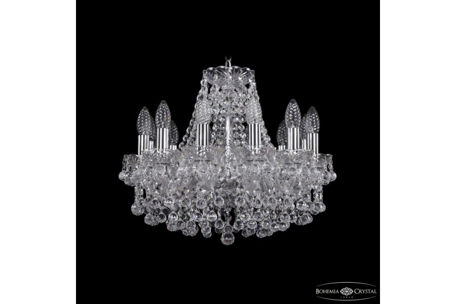 Подвесная люстра Bohemia Ivele Crystal 1409/12/141 Ni