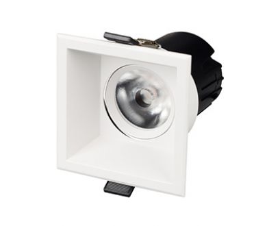 Карданный светильник Arlight MS-FLOW-BUILT-S85x85-6W Warm3000 (WH, 15 deg, 230V) (IP20 Металл) 060939
