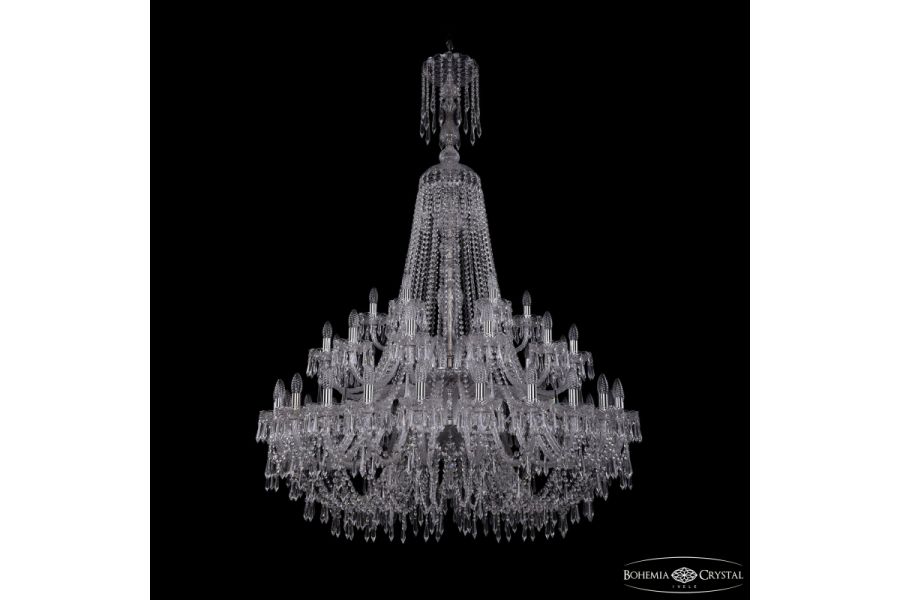 Подвесная люстра Bohemia Ivele Crystal 1403/24+12+6/460/XL-177/2d Ni