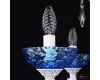 Подвесная люстра Bohemia Ivele Crystal AL78101/16+8+8/300/3d B WMN P Aquamarine/M-1F