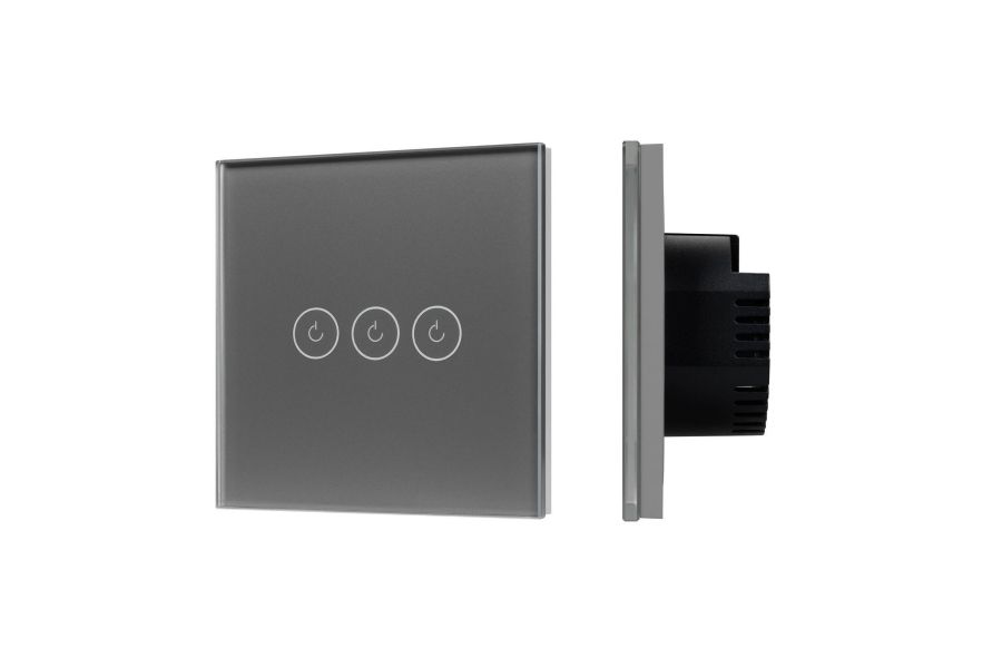 Выключатель сенсорный Arlight SWT-OMALI-S03-ZB-GR (250V, 10A, Zigbee) 050047