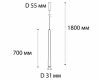 Подвесной светильник Italline IT03-1428 white