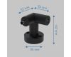 L-соединитель R IMEX Thin & Smart IL.0060.4006-BK