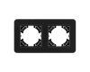 Рамка на 2 поста стеклянная Arlight FRM-OMALI-SFGS-2-BK 049709