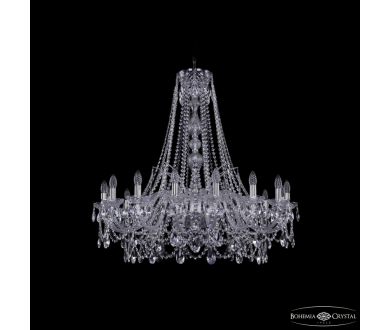 Подвесная люстра Bohemia Ivele Crystal 1411/16/360/h-95 Ni