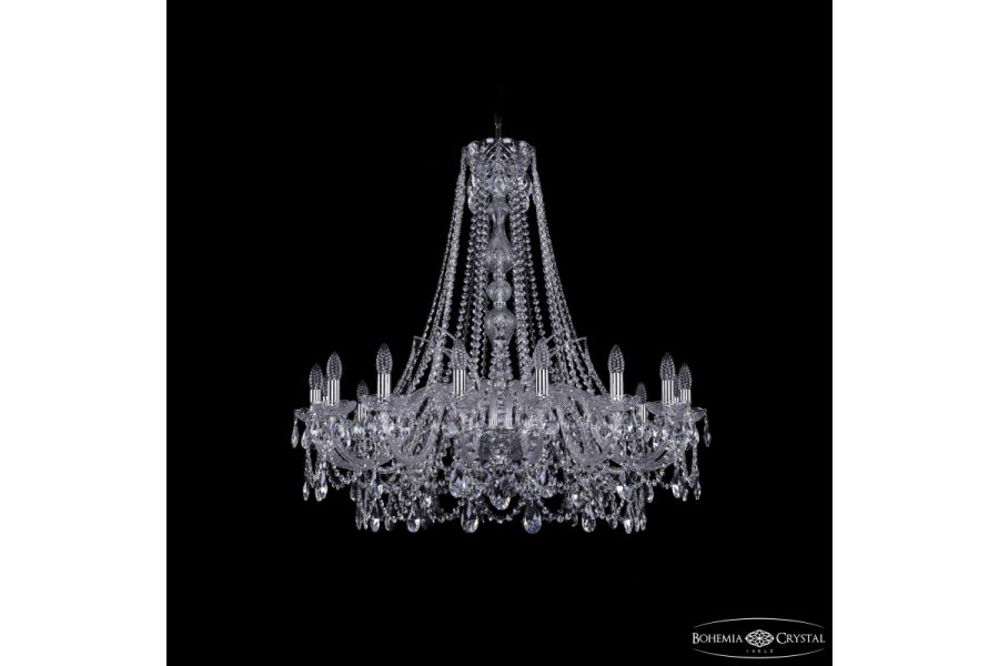 Подвесная люстра Bohemia Ivele Crystal 1411/16/360/h-95 Ni