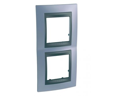 Рамка 2-постовая вертикальная Schneider Electric Unica Top MGU66.004V.298