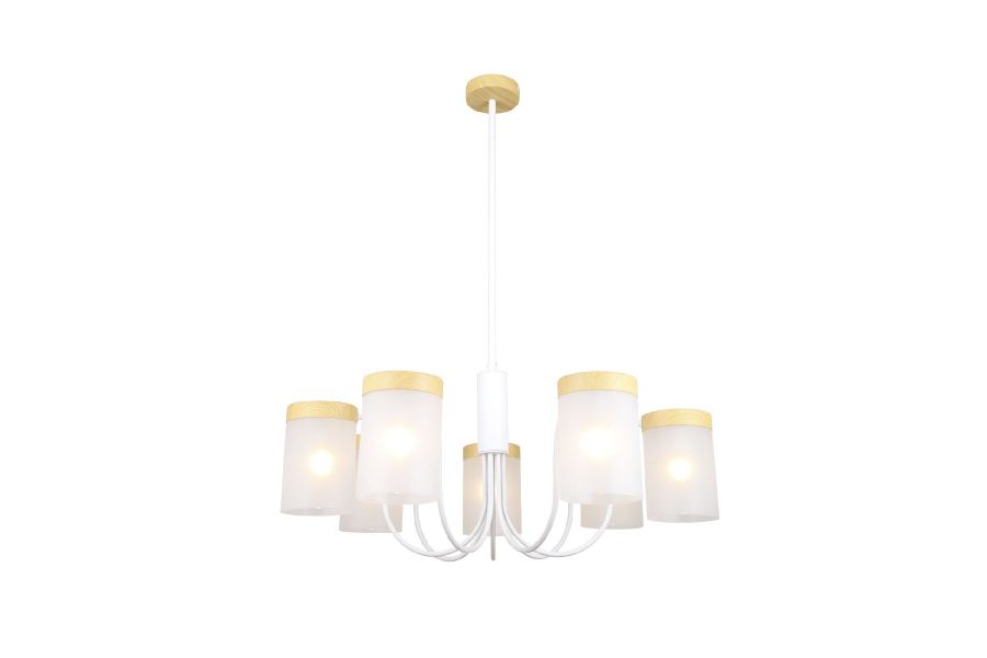 Люстра на штанге Escada Harmony 1172/7P White