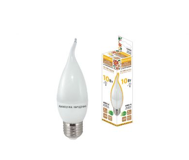 Лампа светодиодная TDM Electric Народная E27 10W 4000K матовая SQ0340-1601