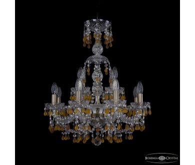 Подвесная люстра Bohemia Ivele Crystal 1410/8+4/195/XL-66 Pa V1003