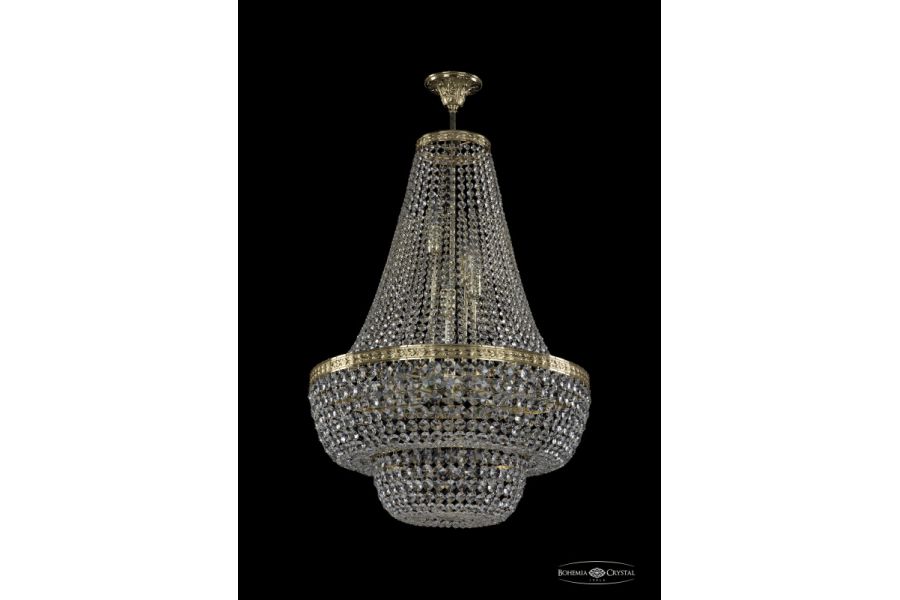 Люстра на штанге Bohemia Ivele Crystal 19101/H2/55IV G