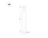 Ландшафтный светильник Arlight LGD-LONDARI-BOLL-H900-12W Warm3000 (BK, 125 deg, 230V) 050726