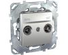 Розетка R-TV/SAT оконечная Schneider Electric Unica MGU5.455.30ZD