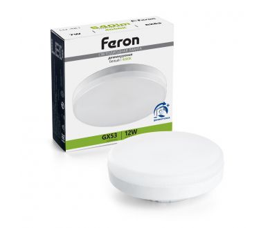 Светодиодная диммируемая лампа Feron LB-456 GX53 12W 4000K 51065