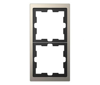 Рамка 2-постовая Schneider Electric Merten D-Life MTN4020-6550