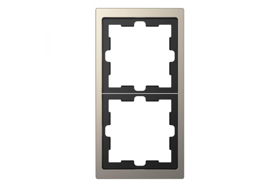 Рамка 2-постовая Schneider Electric Merten D-Life MTN4020-6550
