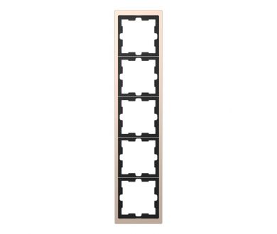 Рамка 5-постовая Schneider Electric Merten D-Life MTN4050-6551