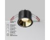 Встраиваемый светильник Maytoni Alfa LED DL043-01-15W3K-RD-B-1